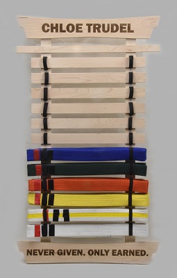 Custom Jiu-Jitsu Belt Holder