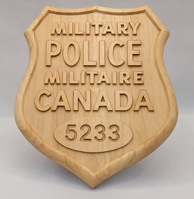 Thumbnail of Military Police Badge Plaque