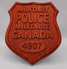 Thumbnail of Military Police Badge Plaque